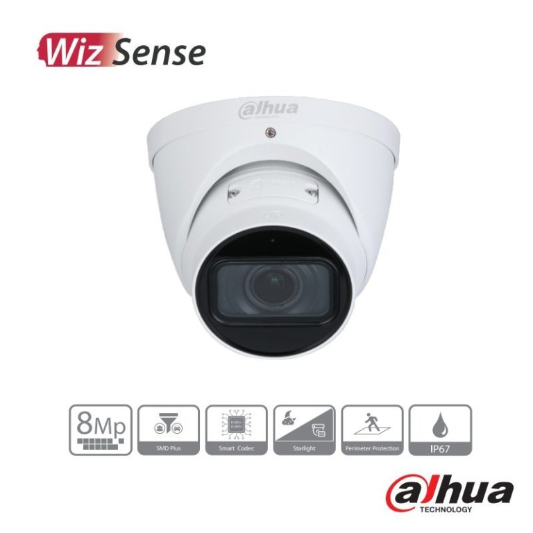 Dahua IPC-HDW3841T-ZAS 8MP IR Vari-focal Eyeball WizSense Network ...